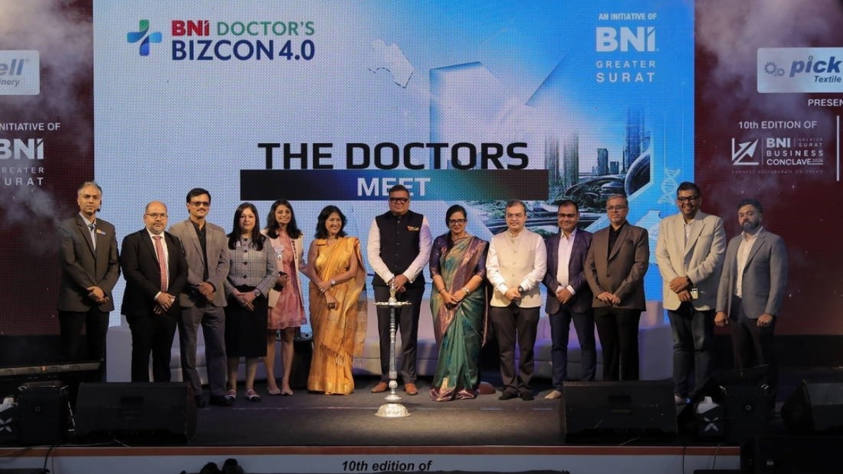 सूरत में बीएनआई के 10वें बिजनेस कॉन्क्लेव में 5,000+ कारोबारियों की शानदार भागीदारी
